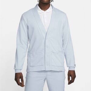 Nike Dri-FIT Light Blue Golf Cardigan